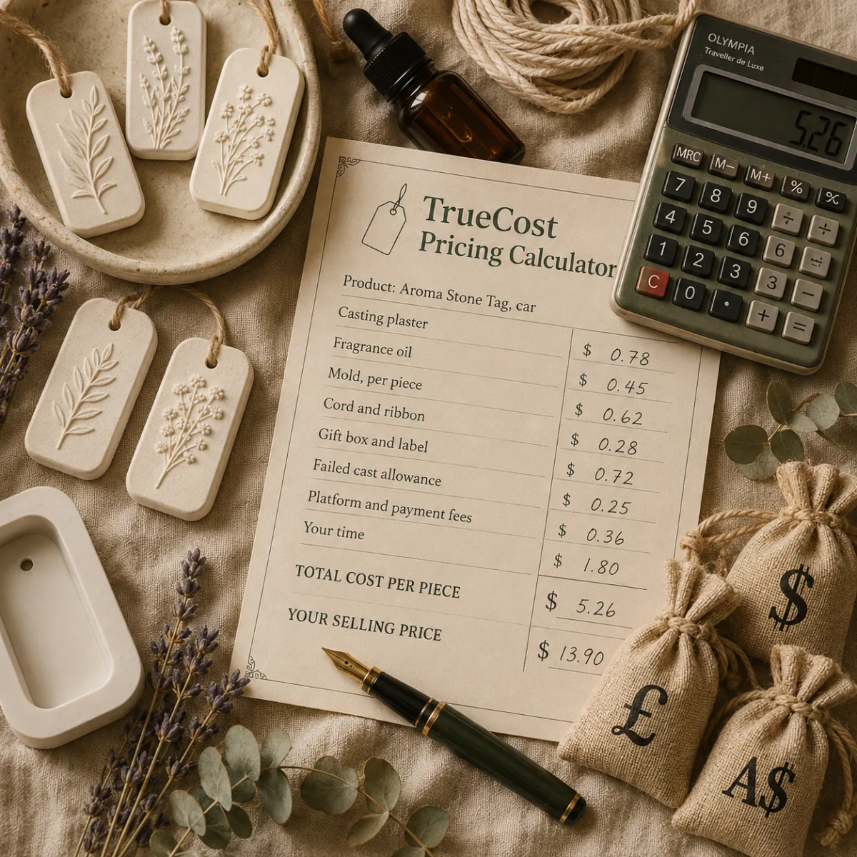 Calculateur de Prix TrueCost