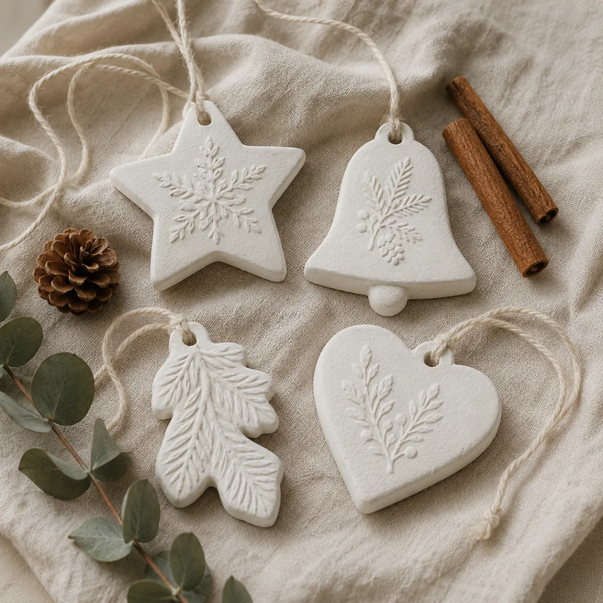 Pierres parfumées de fêtes à la cannelle et à l'eucalyptus